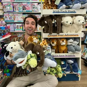 Fahlo Plush is in store now & we are SO excited! ???? Each cuddly friend comes with a QR code where you can track a real animal as they travel around the world! ???? Every plush is created in partnership with and supports a conservation society. They also make the SWEETEST first week of school treat! #magichappenzhere