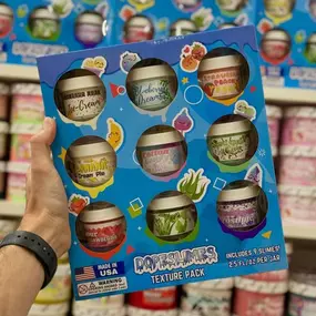 HOT ITEM ALERT! ???? Dope Slime Texture Packs are back in stock! This is the perfect way to try out all of the different types of slime & find your favorite. ???? #magichappenzhere