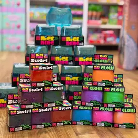 New NeeDoh? ???? NICE! Glow & Swirl Nice Cubes are available now! #magichappenzhere