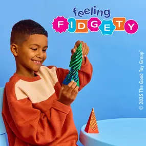 Feeling fidgety? Don’t worry, stay buzzy - get your hands on these mesmerizing must-hives!
???? They’re un-bee-lievably good at helping us calm down, focus, and recenter... 
plus they’re really cool! 
???? We're loving: 
???? Twiddle Twisters - interlocking spinny triangles (ages 6+)
???? Twiddle Dragon - super cool & scaly (ages 8+)
???? Silly Tubes - press & pull silicone tubes on 7