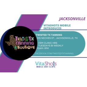 Jacksonville, Texas clinic location for VitaShots Mobile