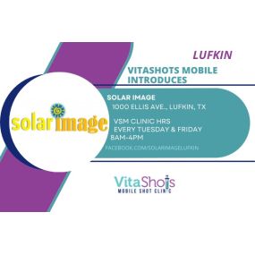 Find us in Lufkin TX at Solar Image Tanning Salon