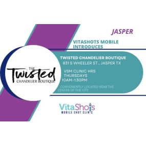 Jasper Texas clinic location for VitaShots Mobile