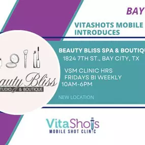 BayCity Texas clinic location for VitaShots Mobile