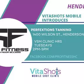 Henderson, Texas location for VitaShots Mobile clinic