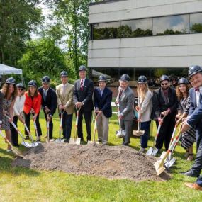 Ground-breaking ceremony at our New York Blood Center Enterprises Rye, NY campus.