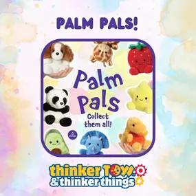 Tiny but full of personality! ✨ Meet #PalmPals—adorable plushies that fit right in your palm and steal your heart. Which one is your favorite? ???????? #CollectThemAll #ThinkerToysHI #ThinkerCircle #KaMakanaAlii #KahalaMall #Hawaii #StuffedAnimals #Cute