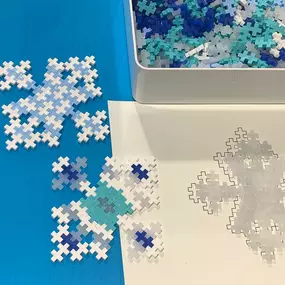 We need help transforming the store into a WINTER WONDERLAND!!! ❄️ Come by the store and make a PlusPlus snowflake to help us decorate the store for Christmas! @plusplususa