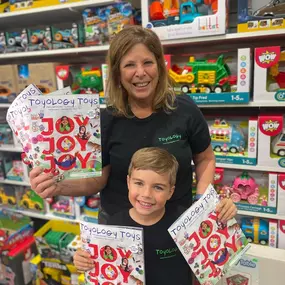 Happy birthday to our amazing owner of Toyology Toys, Nori! ???? When you don’t see Nori at Toyology, you can find her ordering and searching for NEW cool products for Toyology Toys, spending time with her family, including her 5 grandchildren or playing pickleball! ????