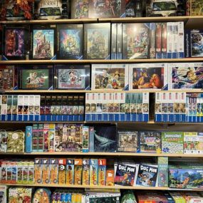 For those of you looking for a good night in we have tons of puzzles for you to choose from. We are open 10-8