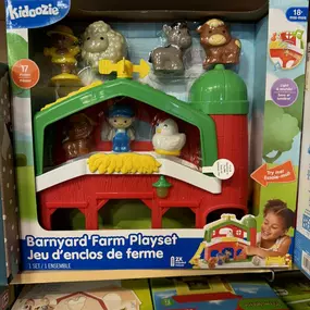 Check out our toys for infants and young children. We will be open 10-8