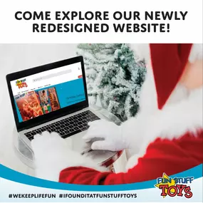 The new fstoys.com is here! Check out our totally redesigned website with new, easy to use search tools, featured and seasonal collections, new arrivals and more. And get a sneak peek at our new Holiday Catalog arriving in mailboxes soon! We can’t wait to help you keep life fun this holiday season! #fstoyscom #wekeeplifefun #ifounditatfunstufftoys