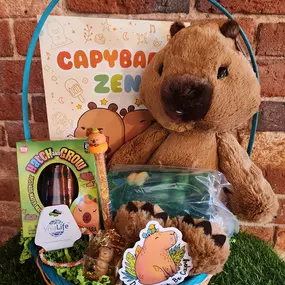 We'll be wrapping this one up and making it live on the website first thing when we get in this morning. ???? The Capybara is THE animal of the year! Full basket collection is available in store and on our website.