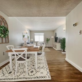 Open Space Dining Room and living room