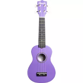 Make memories together with music!  Gather together for living room concerts or singing together inside a living room fort, Amahi Ukuleles set young musicians up for success.  This high-quality soprano size Amahi Ukulele - Lavender features a gorgeous matte lavender color painted on the wood body of the instrument.  Features an open geared tuners, nylon strings and comes with a woven nylon zippered carrying bag for on-the-go magical music all year long.

Ages 3 and up.