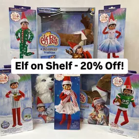 Elf on the Shelf - 20% Off! ❄️
•
#elfontheshelf #elfaccessories #westchesterpa #chestercountypa #shoplocal