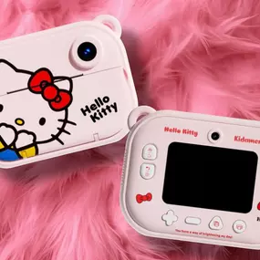 It's Hello Kitty's 50th anniversary! Kidamento is celebrating with this darling little collector's edition camera that's perfect for any Sanrio fan! This gadget instantly prints black-and-white images with ink-free technology AND includes a memory card for saving and transferring images digitally! Oh, and there's STICKERS!!!! What else could you need?