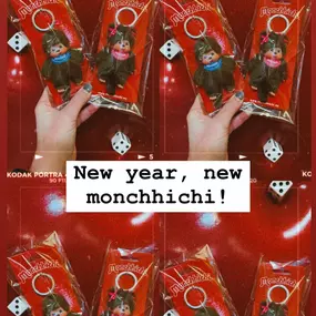 New #monchhichi mini keychains in the shop! ❤️❤️