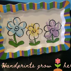 ????????????????????
We love handprint pieces! Let us help you create your keepsake - before the little ones get any bigger!