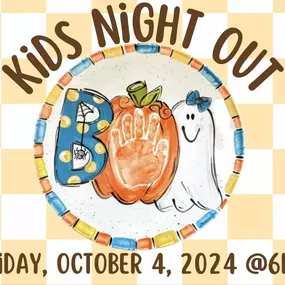 We have so many fun Fall events you don't want to miss out on! Activities for all ages, and family fun too! Check out our story times, kids night out, pop up, and our pottery night for the recently departed! 
Go to doingdishes.com to sign up for all of these awesome events!