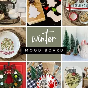 ✨ Cozy winter vibes are in the air! ✨ Our mood board is filled with warm neutral hues, classic reds, and festive greens to spark your creativity this season. ???? Come to Doing Dishes and turn these holiday inspirations into hand-painted masterpieces. What will you create? ???? #HolidayInspiration #CozyChristmas #DoingDishesStudio