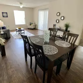 Open Space Dining Room and Living Room