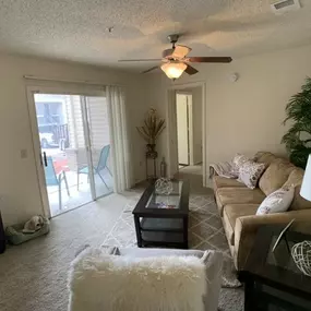 Living Room with Patio