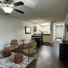 Open Space Living Room and Kitchen