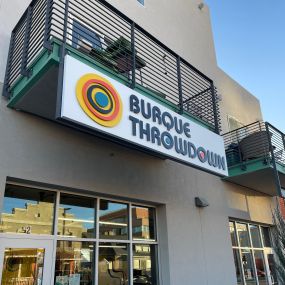 Burque Throwdown, signage and logo