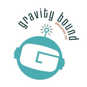 craft brewery branding, gravity bound brewing co. logo