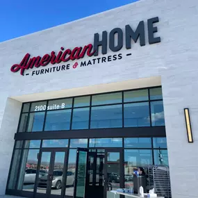 Opening Day: American Home, new logo and sign