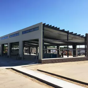 The City of Fort Collins Utilities Vehicle Storage Building projects consists of two pre-engineered metal buildings constructed on the Utilities existing site. The Light and Power facility is a conditioned 11,340 square foot facility with integrated sustainable design concepts. The Water Services facility is a three sided 5,600 square foot building designed to cover large Utility vehicles and equipment.