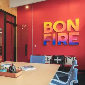 Revitalizing history with creativity and innovation! The Bonfire Effect tenant improvement project transformed a historic Old Town Fort Collins building into an extraordinary office environment. By merging two spaces into one, we created a dynamic workspace that celebrates Bonfire’s unique spirit. 
Historic charm meets modern innovation – where creativity ignites.