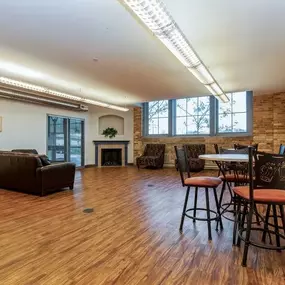 Living Room at Blue Ribbon Lofts