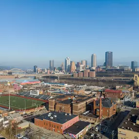 Aerial View at Residences at South High