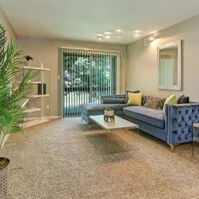 Living Room at The Avalon Apartment Homes