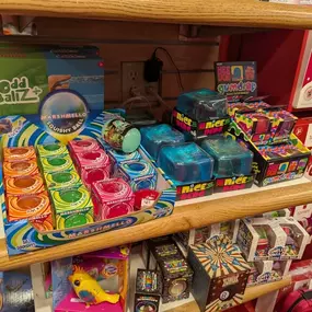 Nee Doh Nice Cubes are just what we need during this chilly January. Highly recommended for birthday, fidget toys, a fun pick me up, or a gift for adult coworkers. Come see our huge inventory of large and small Nice Cubes; It was recently sold out at a big box online retailer site, but we've got them!
https://playmatterstoys.com/search.php?mode=1&search_query_adv=%22nice%20cube%22&brand=40&searchsubs=ON&price_from=&price_to=&featured=&shipping=&section=product