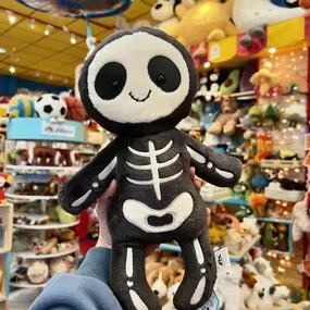 Halloween is dangerously close in Jellytown! Come see the newest and scariest Jellycat spooky soft toys! 
We are patiently awaiting the rest of our order, but are so excited to have most of the new Halloween Jellycats! Meet Skelebat Jim and Skeleton Bob (plus the keychain version)! Don’t miss the Vivacious Eggplant Vampire and the Ooky Bat, plus Bashful Pumpkin Bunny! How adorable! Last but certainly not least is the Ooky Ghost and Ricky Rain Frog the Vampire! 
And there’s more on the way! Stay 