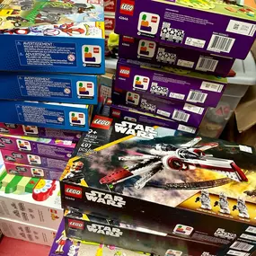 BRAND NEW LEGO!! 
Stop on by to see the newest and latest LEGO!! We received a big shipment today and have it out just in time for New Years!! Scroll through to see some of the new sets, for all ages and interests!! 
We will be closed tomorrow for the day, enjoy time with your families as we are with ours!! We will see you bright and early at 10:00 am on Thursday, January 2!! Also see if all online, schedule a local pick up order or have it delivered to your door!! 
https://toysandco.com/
https: