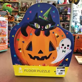 We only have a few more of these puzzles in stock! Check out the second photo to see the full puzzle and the size of the pieces!