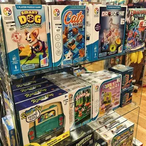 Did you know ???? that we have a whole section of single player children’s games? Just ask us where they are and we will be glad to help!