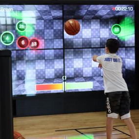 Put your passing skills to the test and experience the world’s first high-tech passing skill court. You’ll develop better decision-making, reaction time, speed, and accuracy using either hand.