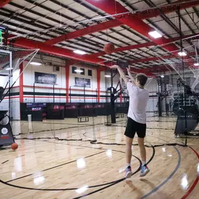 Take your shooting skills to new levels at Shoot 360! Shoot 360 combines cutting-edge science and technology that provides instant objective feedback with actual hands-on, one-on-one coaching that will help make you the best shooter on any court!