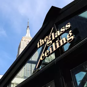 Glass Ceiling Rooftop and Empire State Building.