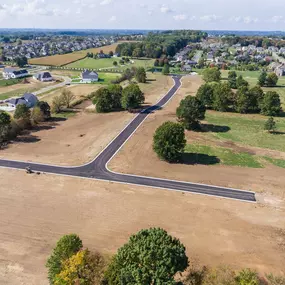 Aerial view of our new Jackson Twp home development!