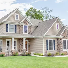 A newly completed two-story home!