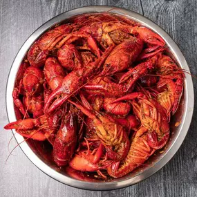 Louisiana boiled crawfish