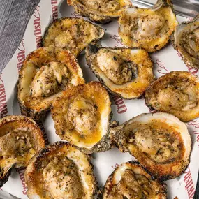 Chargrilled oysters