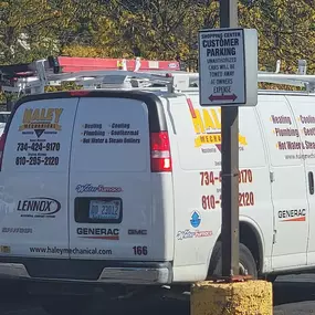 Haley Mechanical - Brighton van