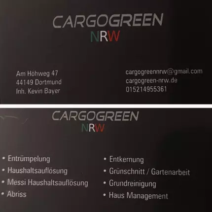 Logo da Cargo Green NRW - Haushaltsauflösungen & Grünschnitt